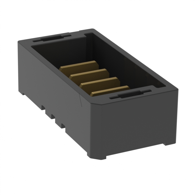 CONN HDR 4POS 2.00MM SMD SLDR