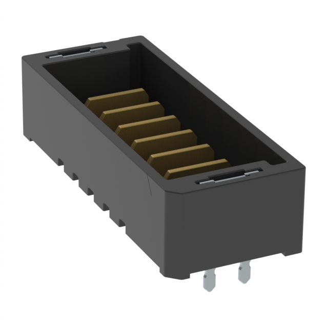 CONN HDR 6POS 2.00MM SMD SLDR