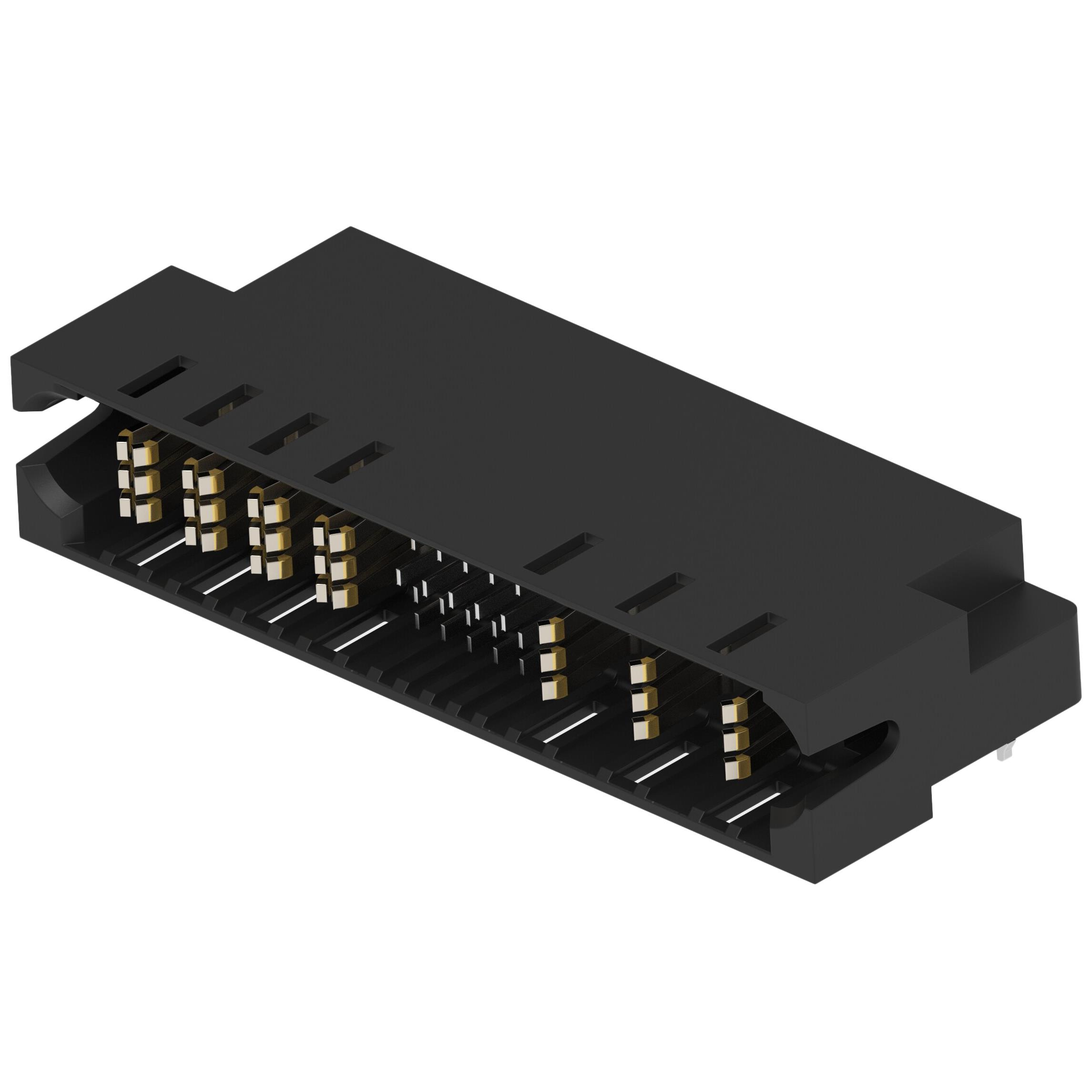 CONN HDR 32POS EDGE R/A SLDR