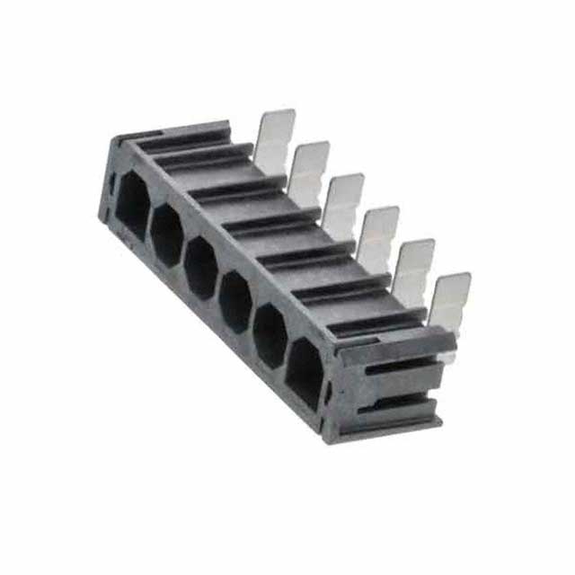 CONN HDR 6POS 7.50MM R/A SLDR