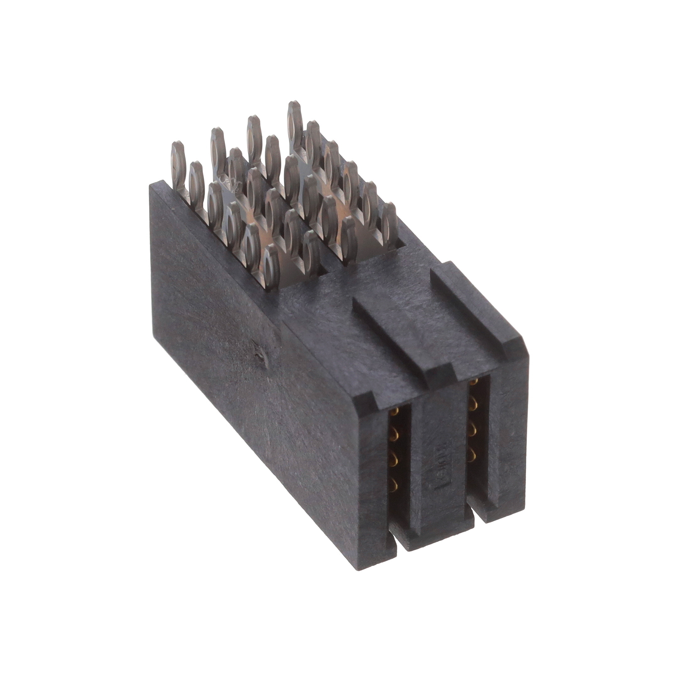 CONN RCPT 2POS R/A PRESS-FIT