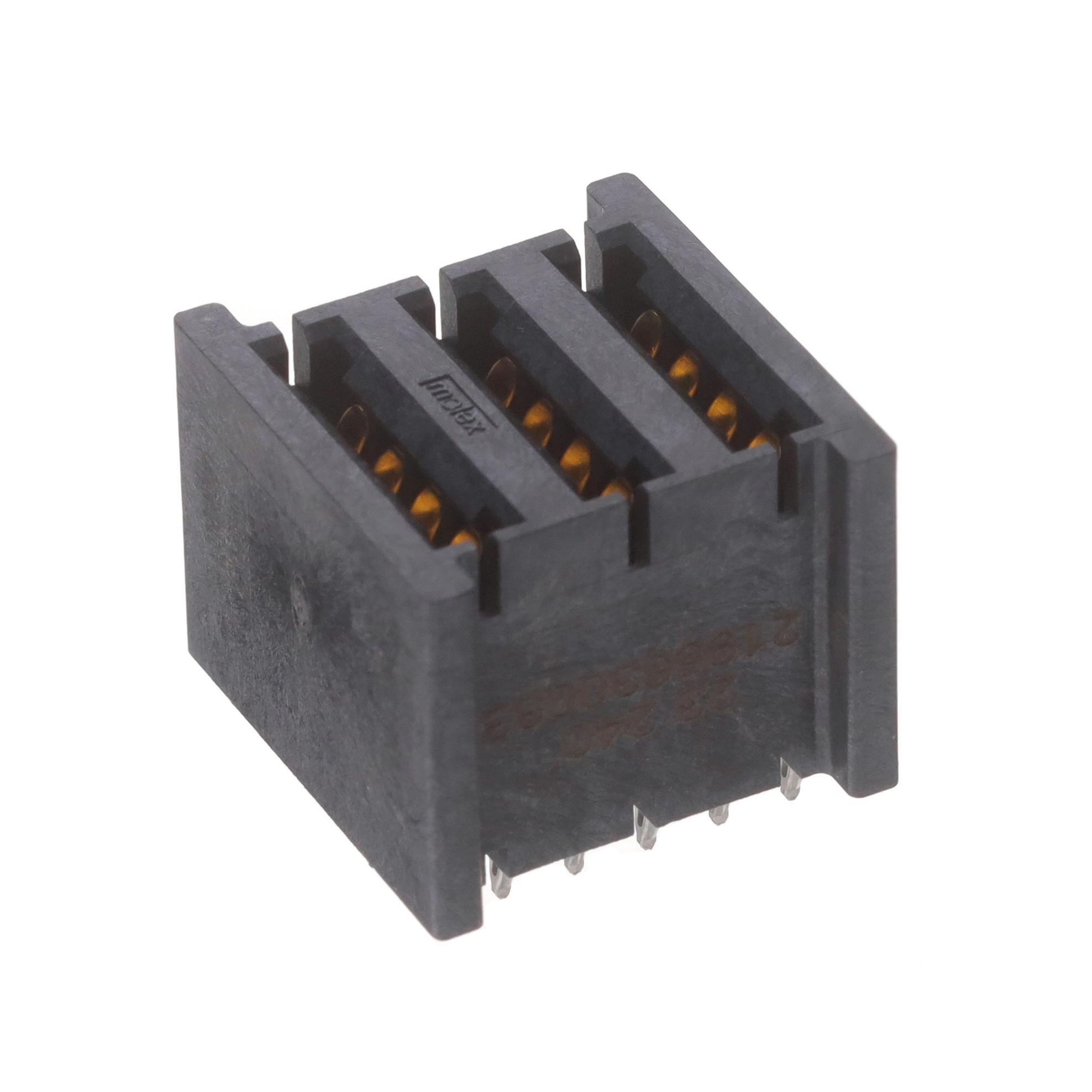 CONN RCPT 3POS PCB PRESS-FIT