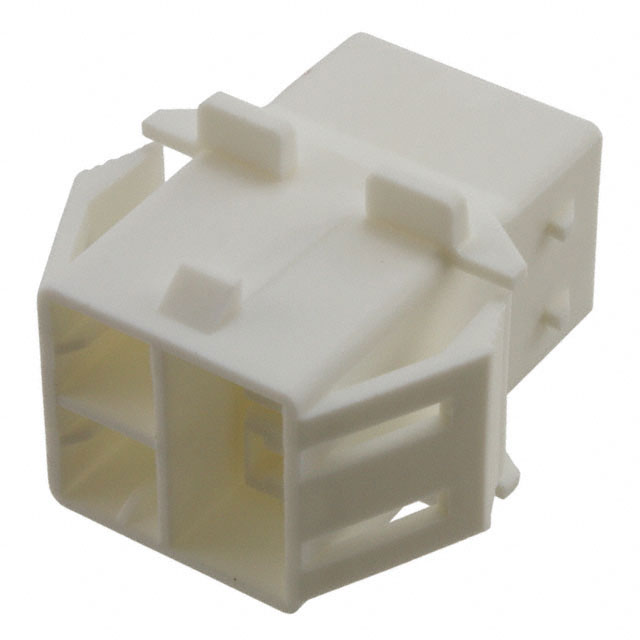 CONN HSG RCPT 4POS 6.20MM NAT