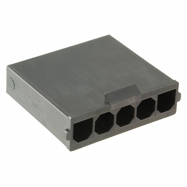 CONN HSG PLUG 5POS 7.50MM BLACK