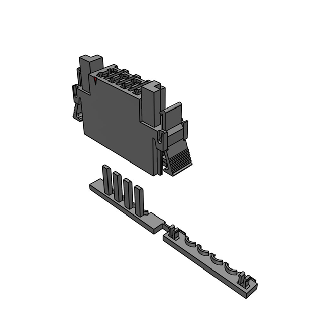 CONN HSG RCPT 4POS BLACK CONN HSG RCPT 4POS BLACK