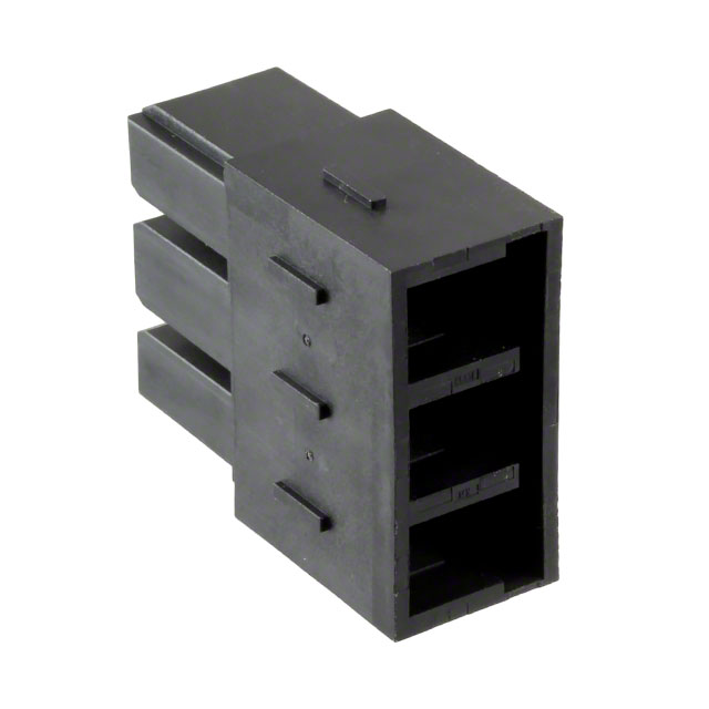 CONN HSG RCPT 3POS 11.00MM BLACK CONN HSG RCPT 3POS 11.00MM BLACK