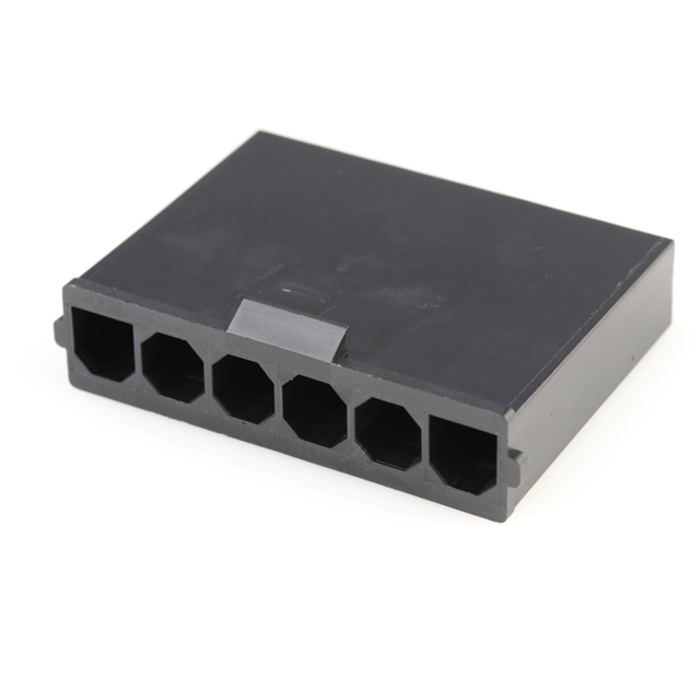 CONN HSG PLUG 6POS 7.50MM BLACK