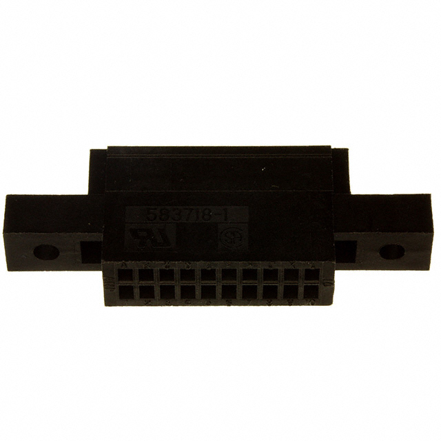 CONN CARDEDGE HSG 20POS .100 BLK