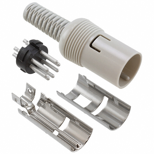 CONN PLUG MALE DIN 7POS SOLDER