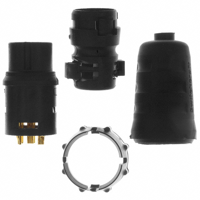 CONN PLUG MALE 6P GOLD SLDR CUP CONN PLUG MALE 6P GOLD SLDR CUP