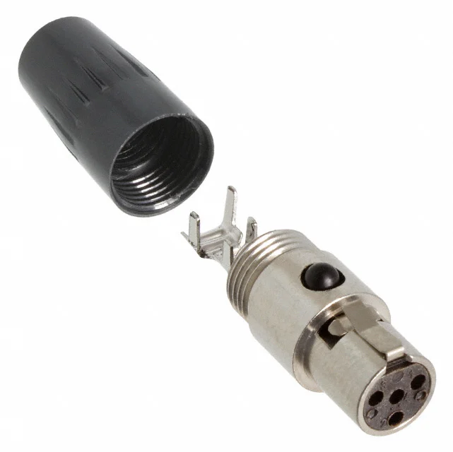 CONN PLUG FMALE MINI XLR 4P SLDR