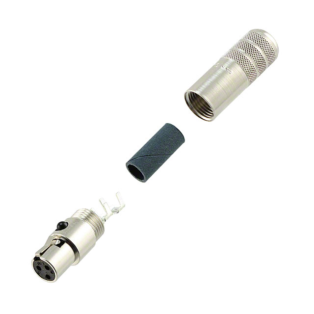 CONN PLUG FMALE MINI XLR 3P SLDR