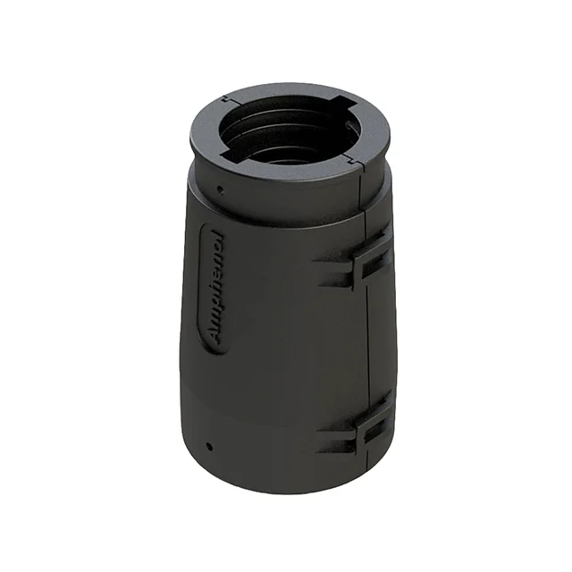 CONN BACKSHELL SZ24 BLACK