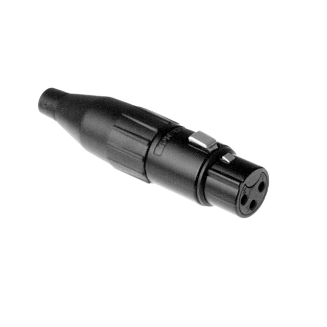 CONN PLUG FMALE XLR 3P SLDR CUP CONN PLUG FMALE XLR 3P SLDR CUP