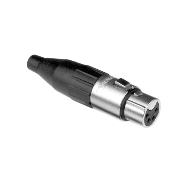 CONN PLUG FMALE XLR 4P SLDR CUP CONN PLUG FMALE XLR 4P SLDR CUP