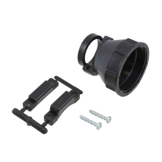 CONN CAB CLMP SZ23 BLK 1 3/8-18