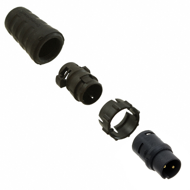 CONN PLUG MALE 2P GOLD SLDR CUP CONN PLUG MALE 2P GOLD SLDR CUP