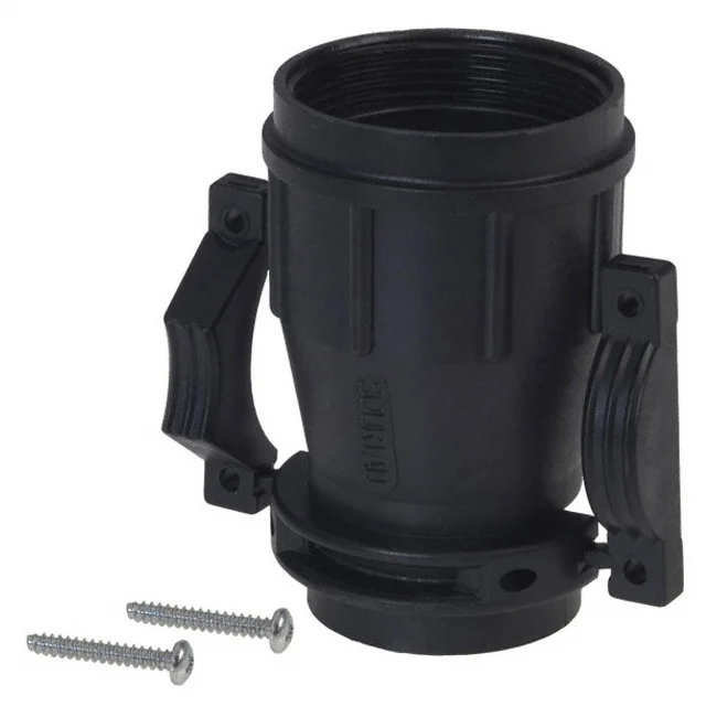 CONN BCKSH W CLP SZ24 1 7/16-18