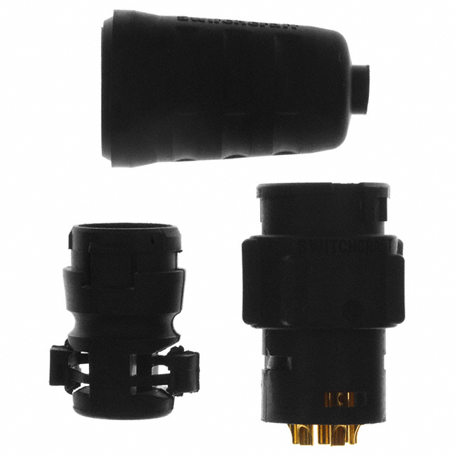 CONN RCPT MALE 6P GOLD SLDR CUP