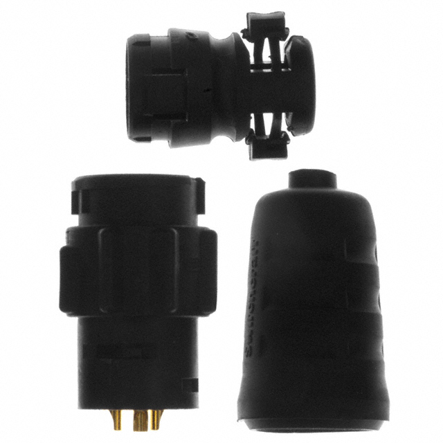 CONN RCPT FMALE 3P GOLD SLDR CUP