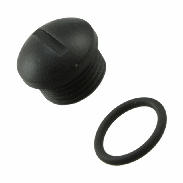 CONN SEALING COVER M12 BLACK