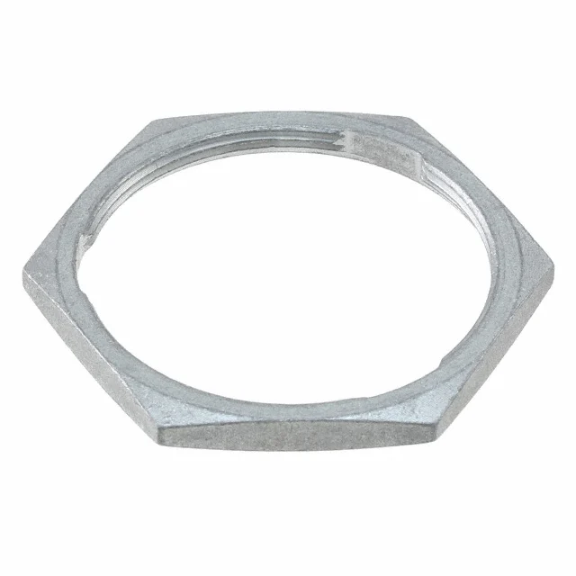 CONN HEX NUT 24 SILVER