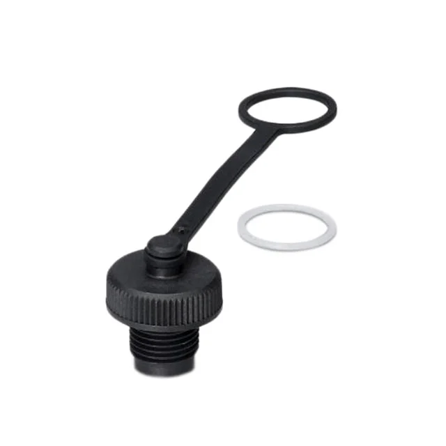 CONN SEALING COVER BLK 1PC=5UNIT