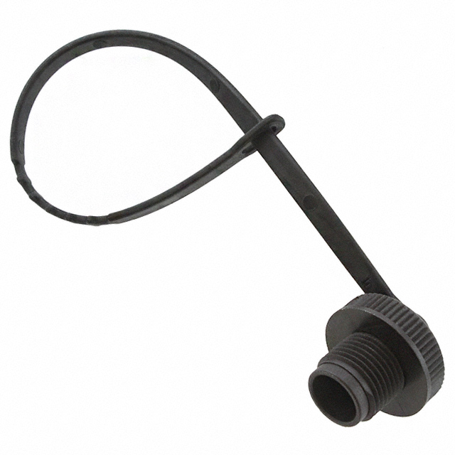 CONN SEALING COVER M12 BLACK