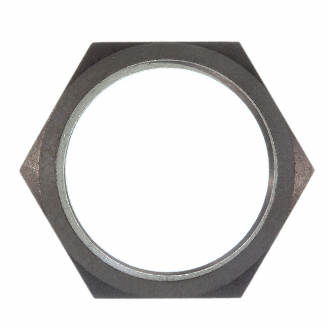 CONN HEX NUT M8 SILVER