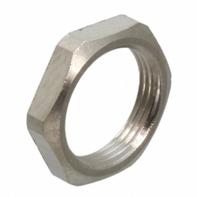 CONN HEX NUT M8 SILVER