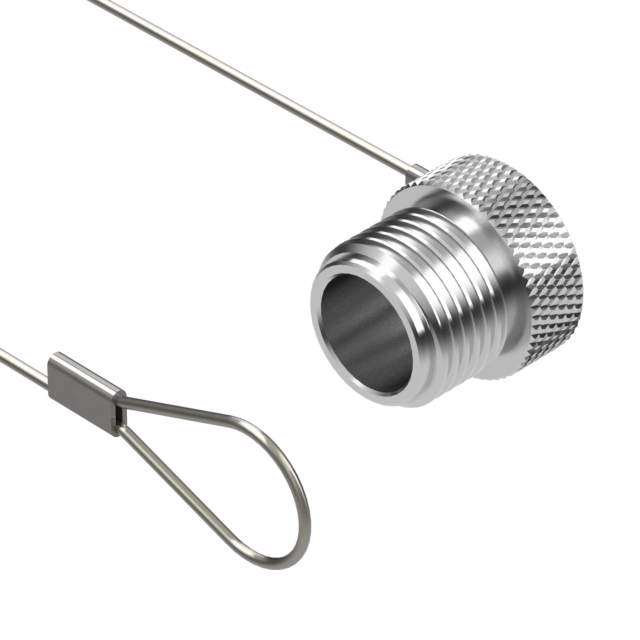 CONN CAP M12 W/LEASH