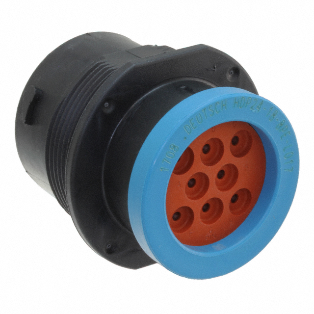 CONN RCPT HSNG MALE 8POS PNL MNT