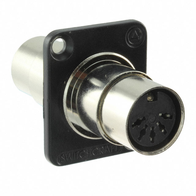 CONN ADAPTER 5P-5P F-F PNL MNT