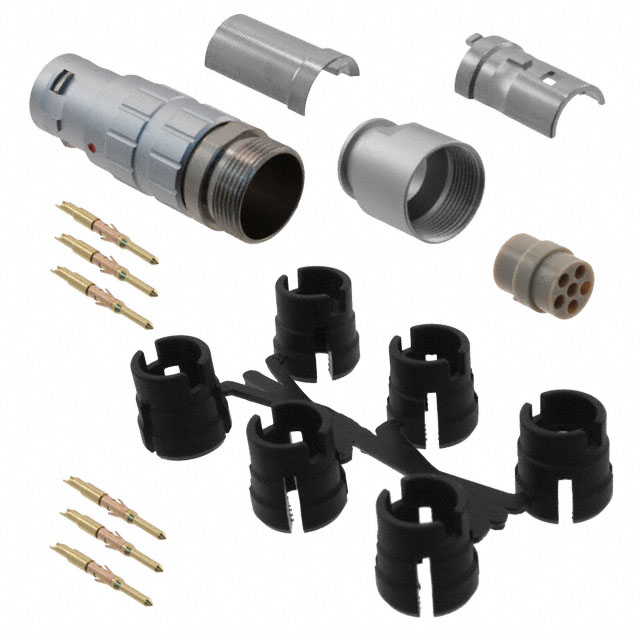 CONN PLUG MALE 6P GOLD SLDR CUP CONN PLUG MALE 6P GOLD SLDR CUP