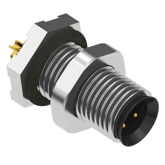 CONN PLUG MALE 4P GOLD SLDR CUP