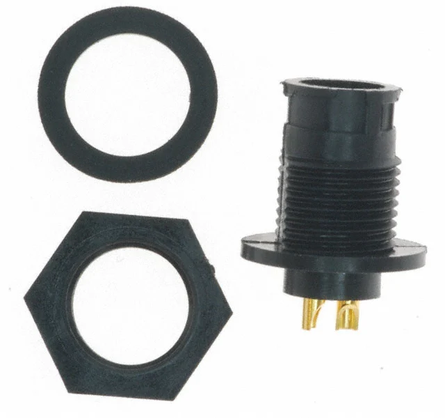 CONN RCPT FMALE 2P GOLD SLDR CUP CONN RCPT FMALE 2P GOLD SLDR CUP