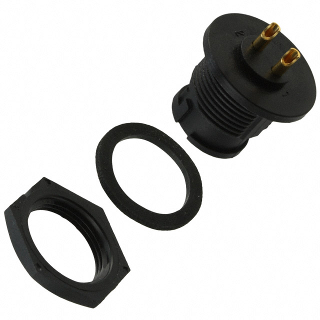 CONN RCPT FMALE 2P GOLD SLDR CUP CONN RCPT FMALE 2P GOLD SLDR CUP