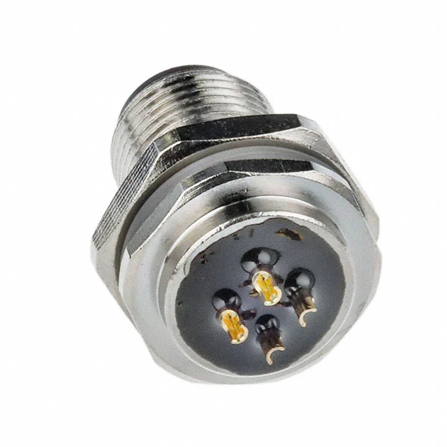 CONN RCPT MALE 4P GOLD SLDR CUP