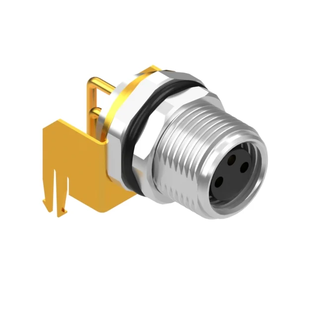 M8 A-CODE 3POS RCPT PANEL MOUNT M8 A-CODE 3POS RCPT PANEL MOUNT