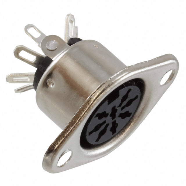 CONN RCPT FMALE DIN 8P SOLDER