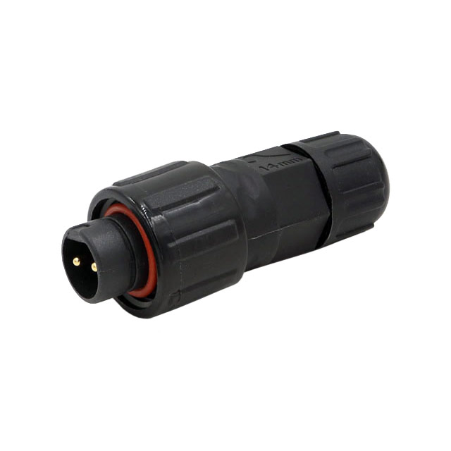 CONN PLUG MALE 2POS SOLDER CUP