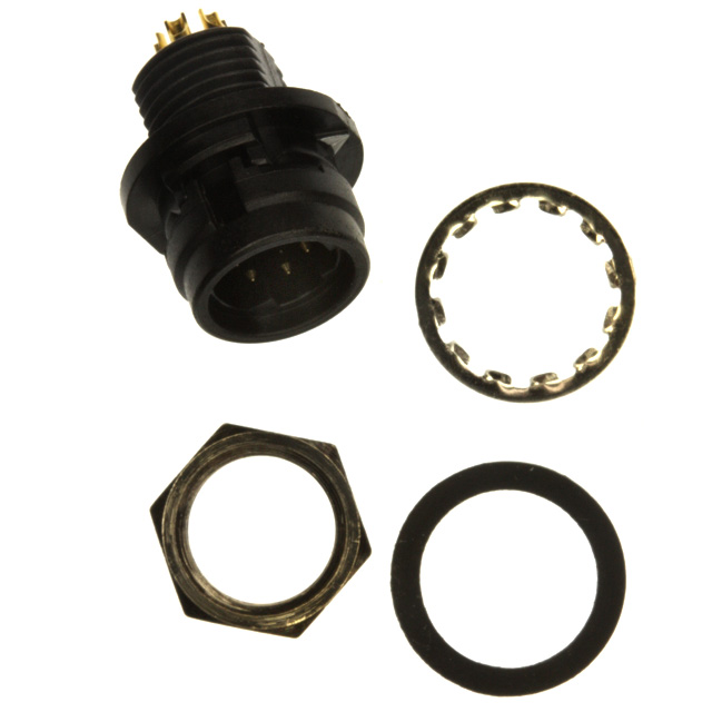 CONN RCPT MALE 6P GOLD SLDR CUP