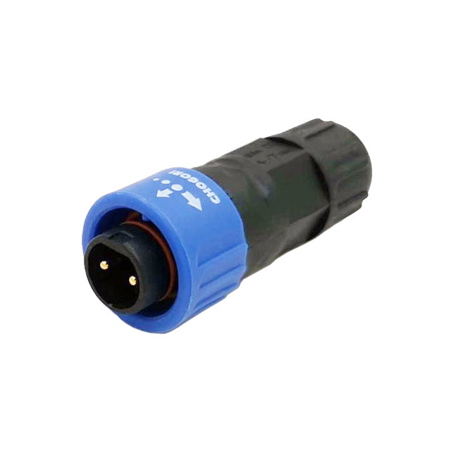 CONN PLUG MALE 2POS SOLDER CUP