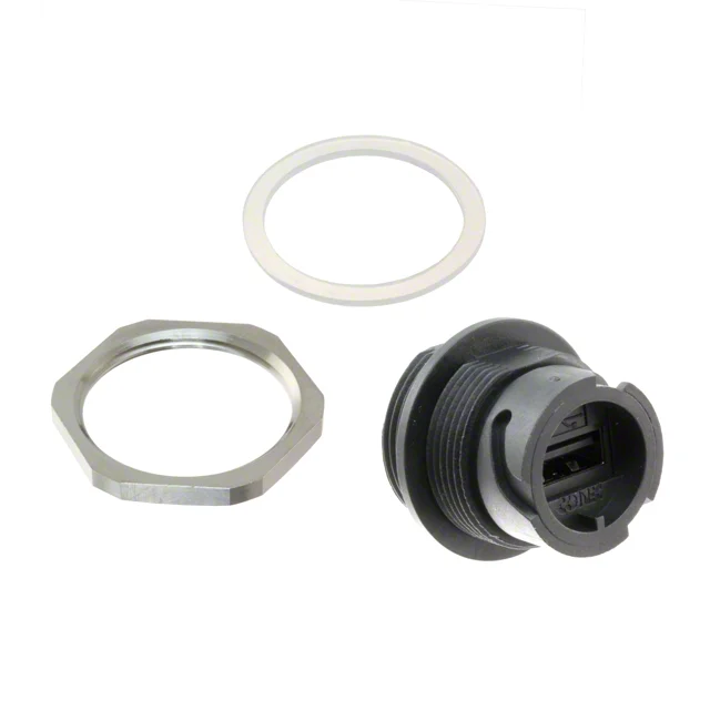 CONN RCP USB2.0 TYPEA 4P PNL MNT CONN RCP USB2.0 TYPEA 4P PNL MNT