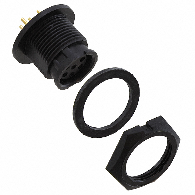 CONN RCPT FMALE 6POS GOLD SOLDER CONN RCPT FMALE 6POS GOLD SOLDER