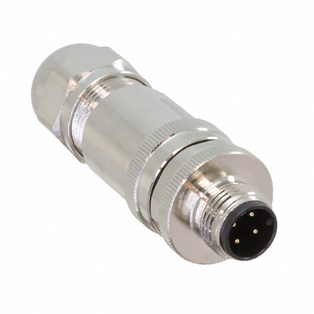 CONN RCPT MALE 4POS GOLD SCREW