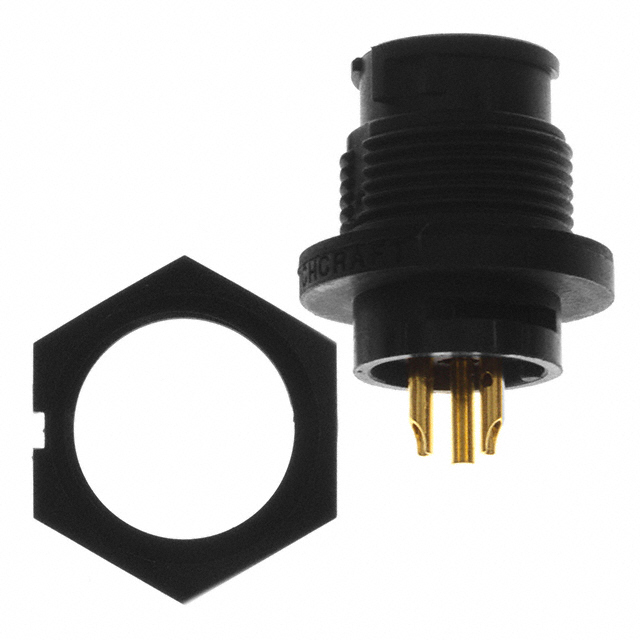 CONN RCPT FMALE 3P GOLD SLDR CUP CONN RCPT FMALE 3P GOLD SLDR CUP