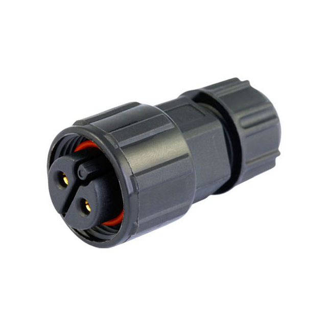 CONN PLUG FMALE 2POS SOLDER CUP