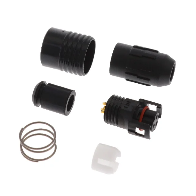 CONN PLUG FMALE 3P GOLD SLDR CUP