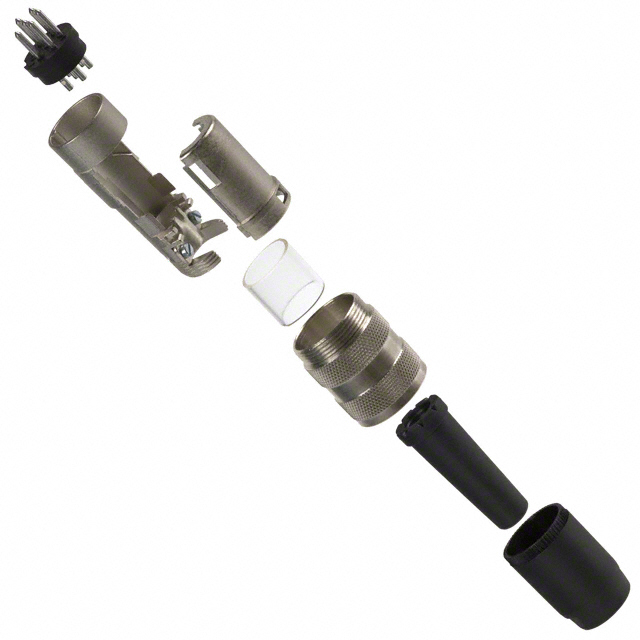 CONN PLUG MALE 6P SILV SLDR CUP CONN PLUG MALE 6P SILV SLDR CUP